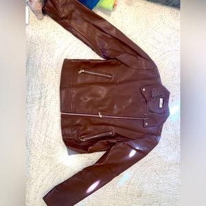 Vestique Brown Leather Jacket